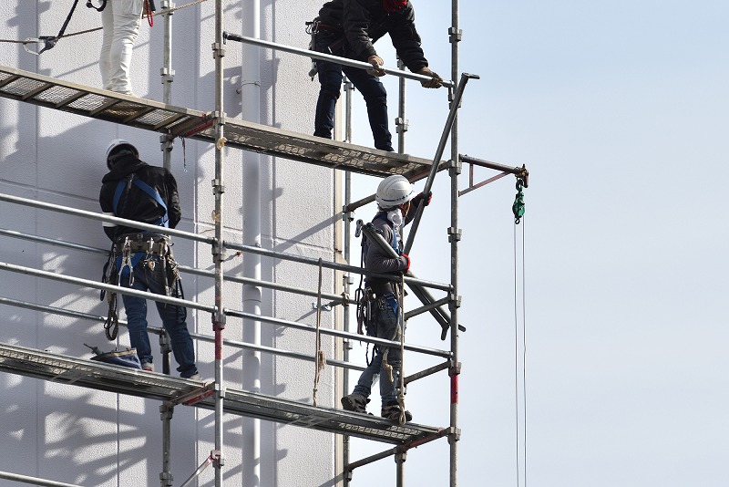 足場工事　求人募集中